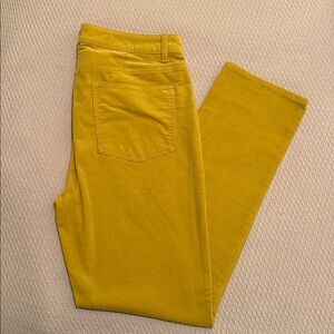 Talbots High-Waist Straight Leg Corduroys
